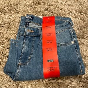 Chaps Mid Rise Crop Kick Jeans